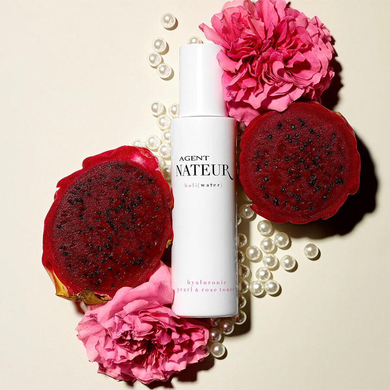 Agent Nateur h o l i (water) pearl and rose hyaluronic toner