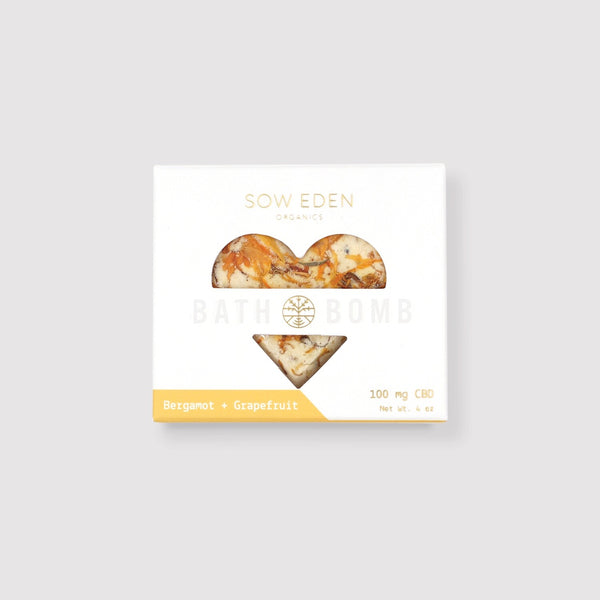 Sow Eden Organics Bath Bomb BERGAMOT & GRAPEFRUIT