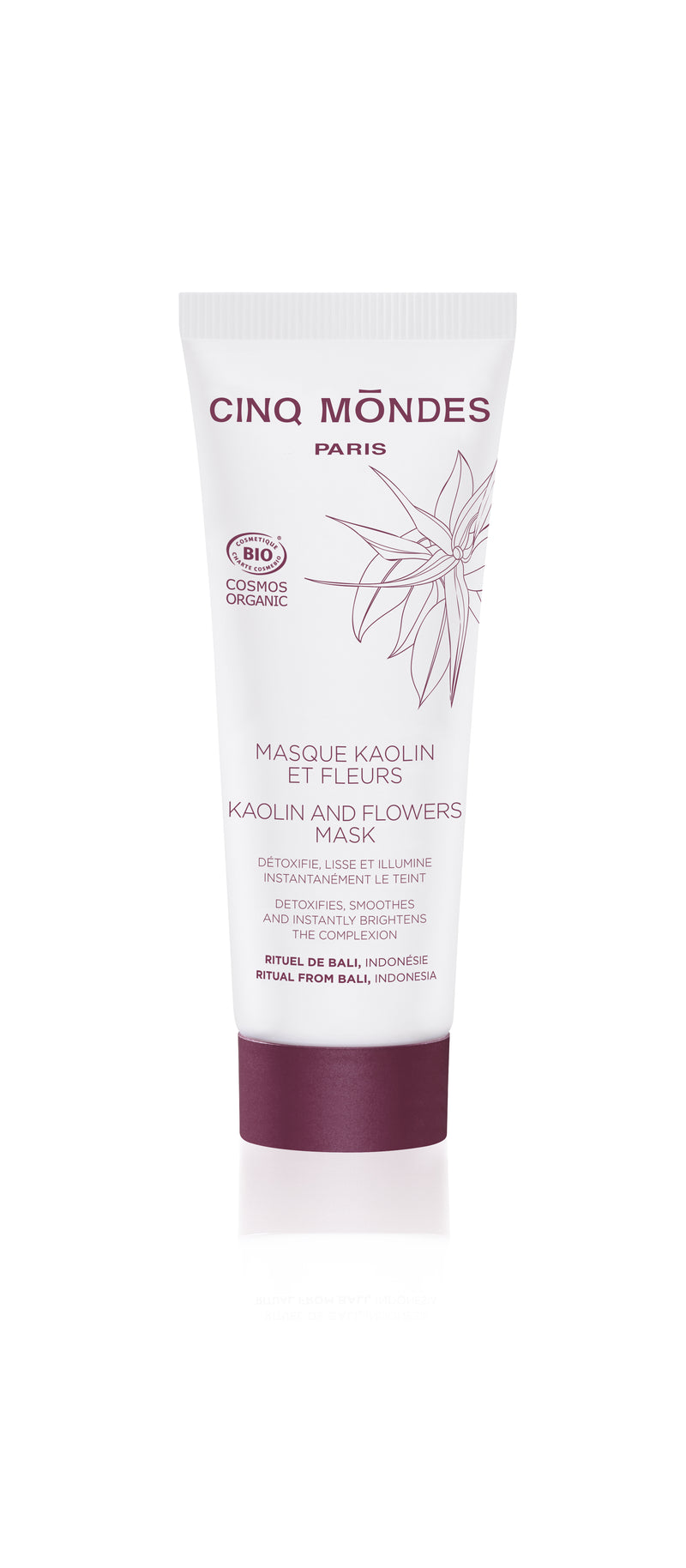 CINQ MONDES KAOLIN AND FLOWERS MASK