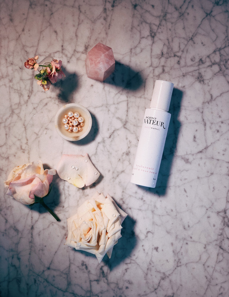 Agent Nateur h o l i (water) pearl and rose hyaluronic toner