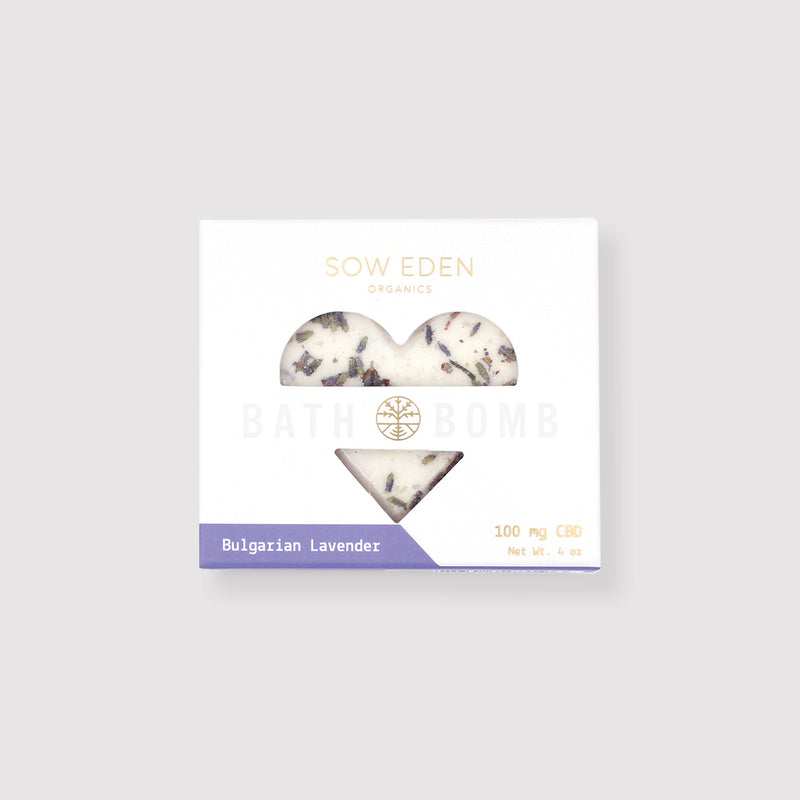 Sow Eden Organics Bath Bomb Bulgarian Lavender