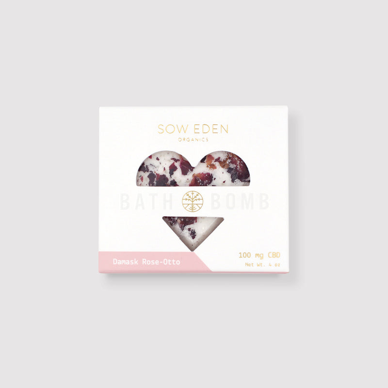 Sow Eden Organics Bath Bomb Rose-Otto
